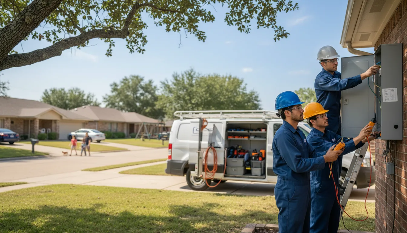 Certified electrician providing emergency electrical services in Uniontown, AR